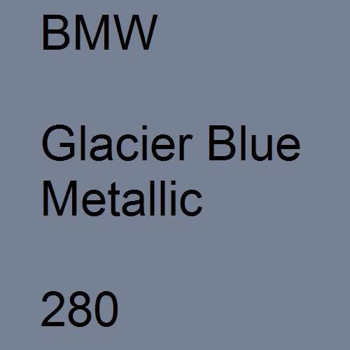 BMW, Glacier Blue Metallic, 280.